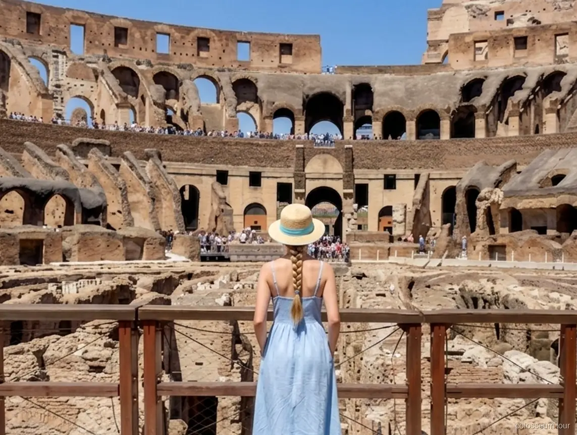 Ruinerna av Romerska Forum som ingår i Colosseum-biljetten med ljudguide