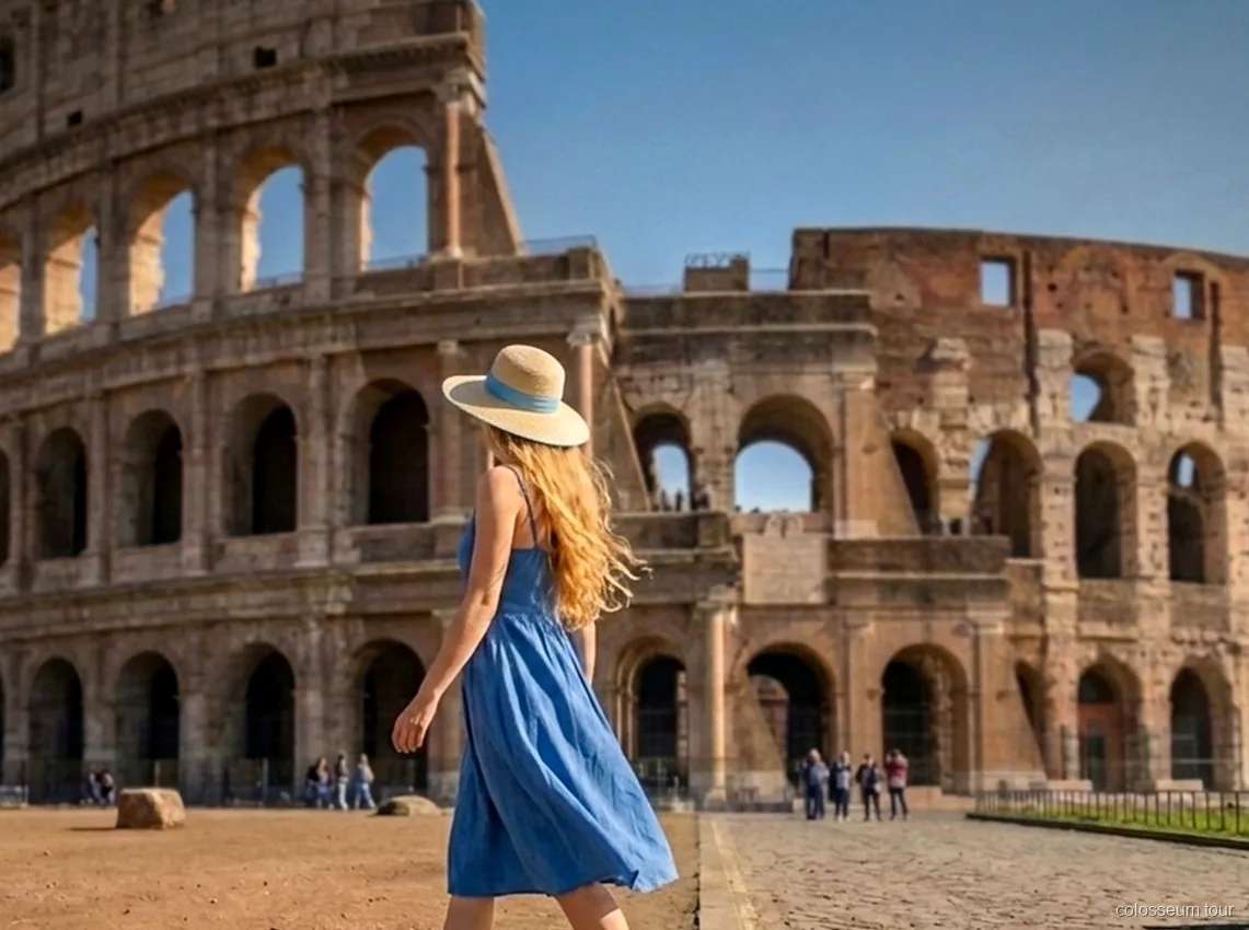 Uitzicht vanaf de Palatijn tijdens de route van het Colosseum audiogids ticket