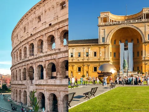 Volledig dagprogramma van de Colosseum en Vaticaanse Musea combitour