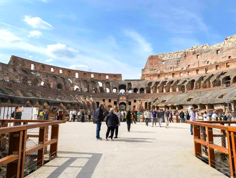 Licenseret guide på Colosseum VIP lille-gruppe arenagulv-turen