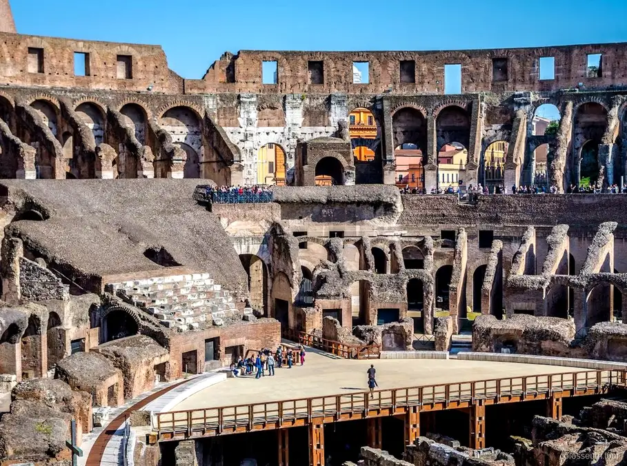 Colosseum arenagolv-tur med entré genom Gladiatorporten